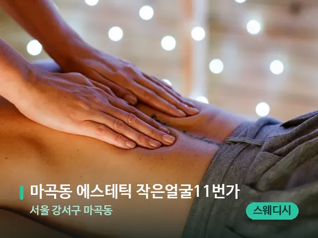 서울 강서구 마곡동 마곡동 에스테틱 작은얼굴11번가 — 마사지 관리를 받는 장면