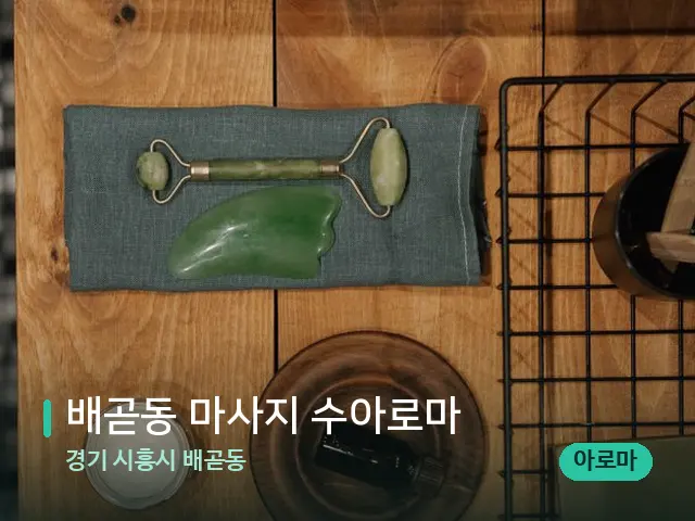 경기 시흥시 배곧동 배곧동 마사지 수아로마 — 핫스톤을 올린 관리 장면