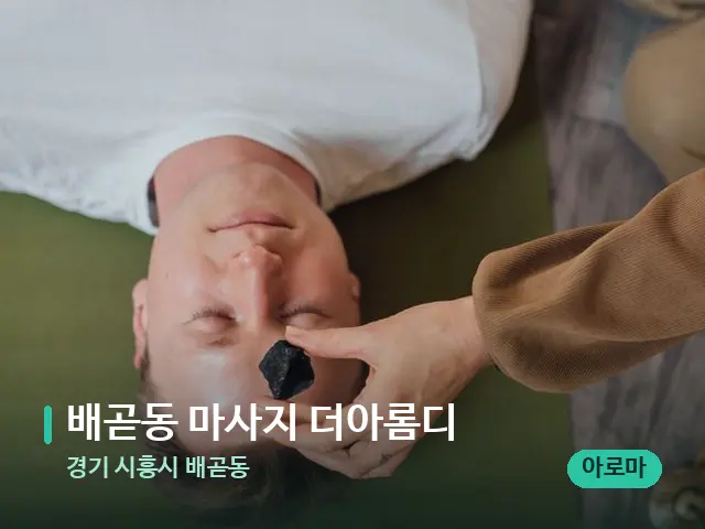 경기 시흥시 배곧동 배곧동 마사지 더아롬디 — 핫스톤을 올린 관리 장면