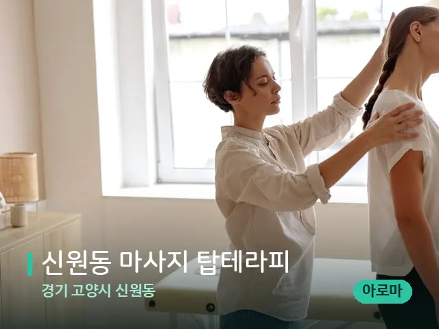경기 고양시 신원동 신원동 마사지 탑테라피 — 어깨·목 관리 장면