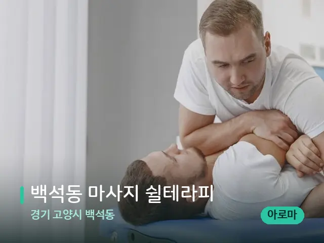 경기 고양시 백석동 백석동 마사지 쉴테라피 — 어깨·목 관리 장면