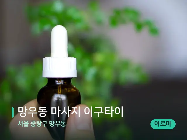 서울 중랑구 망우동 망우동 마사지 이구타이 — 마사지 오일과 도구
