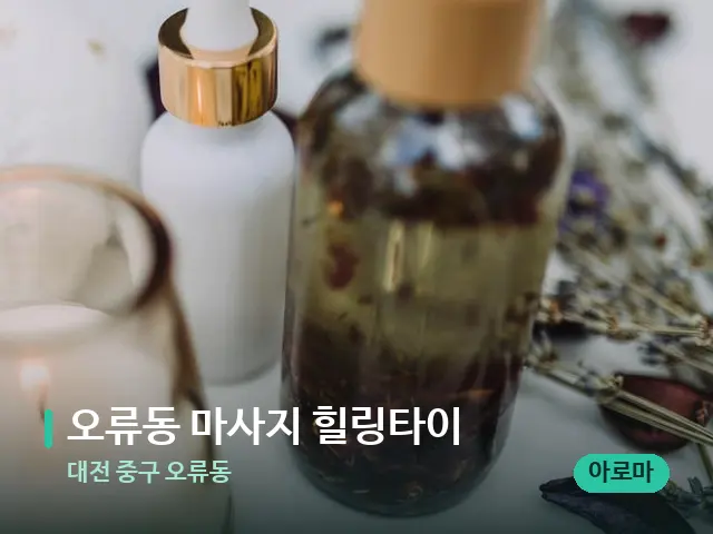 대전 중구 오류동 오류동 마사지 힐링타이 — 스파 마사지 베드