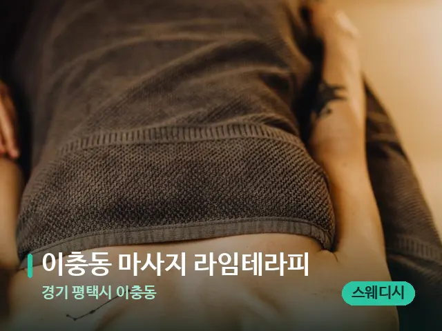 경기 평택시 이충동 이충동 마사지 라임테라피 — 마사지 관리를 받는 장면