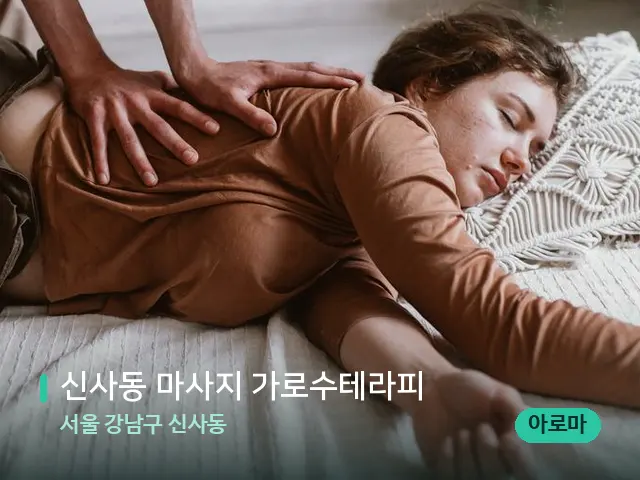 서울 강남구 신사동 신사동 마사지 가로수테라피 — 마사지 관리를 받는 장면