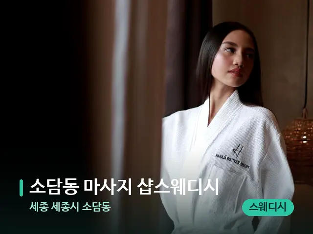 세종 세종시 소담동 소담동 마사지 샵스웨디시 — 웰니스 스파 공간
