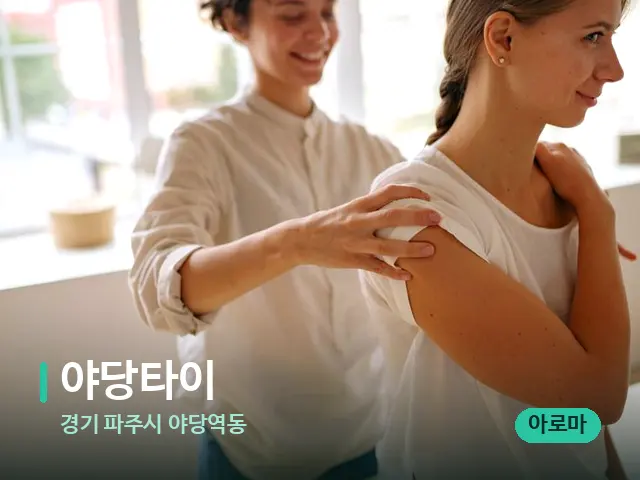 경기 파주시 야당역동 야당타이 — 등·허리 관리 장면