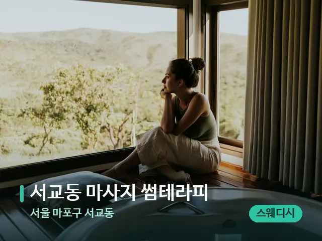 서울 마포구 서교동 서교동 마사지 썸테라피 — 스파 관리실 내부